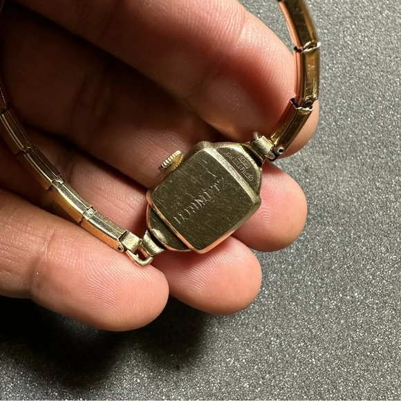 Vintage Elgin Ladies Watch Art Deco 10k Gold Filled Mechanical Wind Up Working - Picture 8 of 9